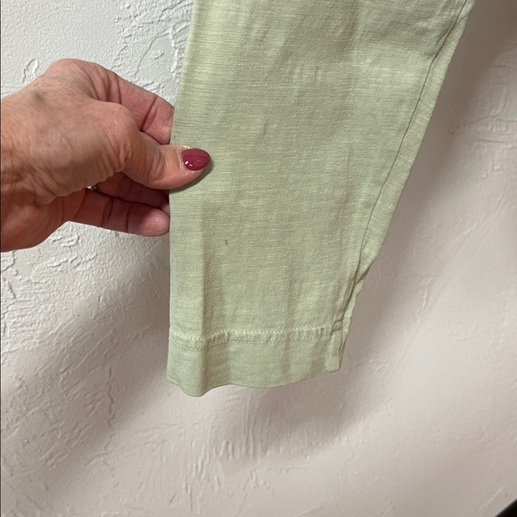 Faherty Women's Sunwashed Polo Mint Green Long Sleeve Organic Cotton Size Large - Picture 7 of 16